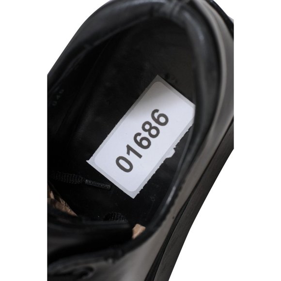 Prada Mens Derby US 7.5 UK 6.5 Black Leather Lace Up AW99 Chunky Runway Platform - Picture 10 of 10